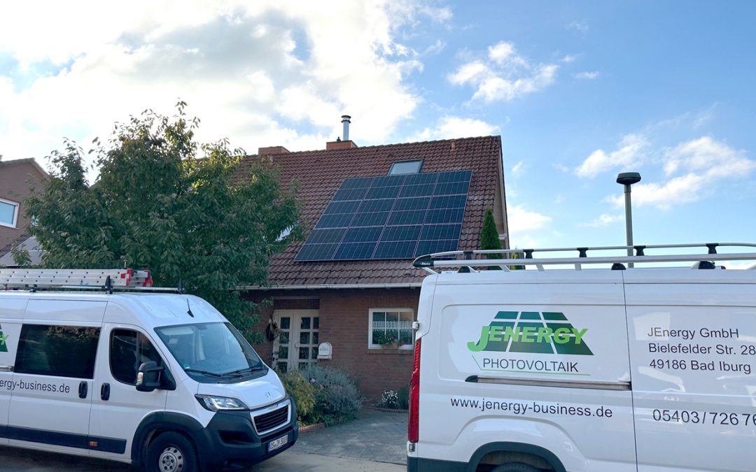 11,44 kWp + 10,56 kWp Doppelhaushälfte in Hagen a.T.W.