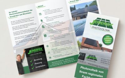 Unsere neue Firmenbroschüre ist da – JEnergy Photovoltaik