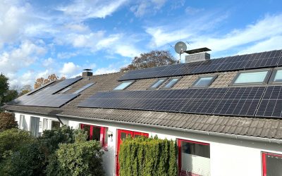 7,92 kWp + 8,8 kWp Solaranlagen in Osnabrück Eversburg Doppelhaushälfte