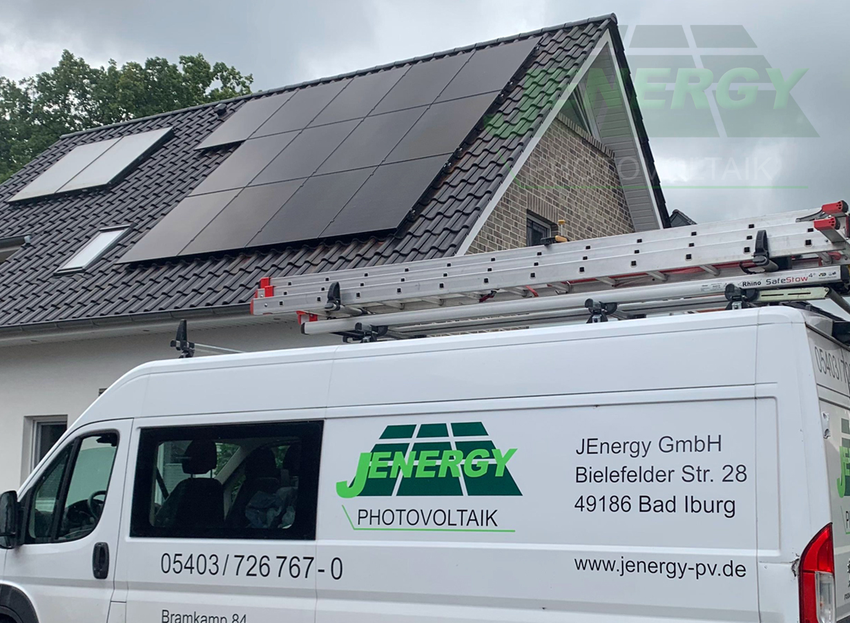 9,9 kWp Bad Iburg JA Solar JEnergy PV 12,6 kWp Georgsmarienhuette suedost JA Solar JEnergy PV1