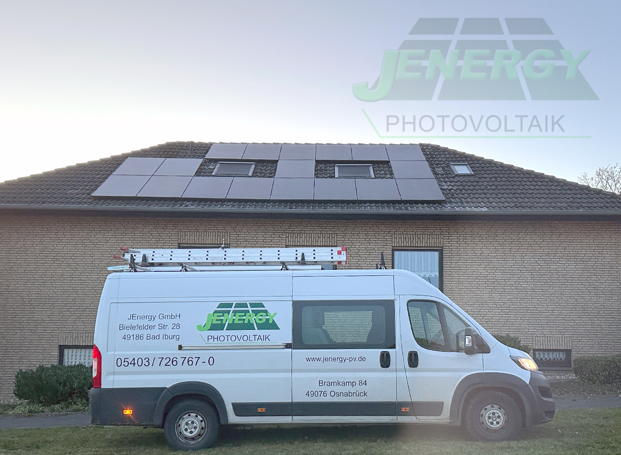 14,85 kWp sued west JA Solar Bad Laer JEnergy PV