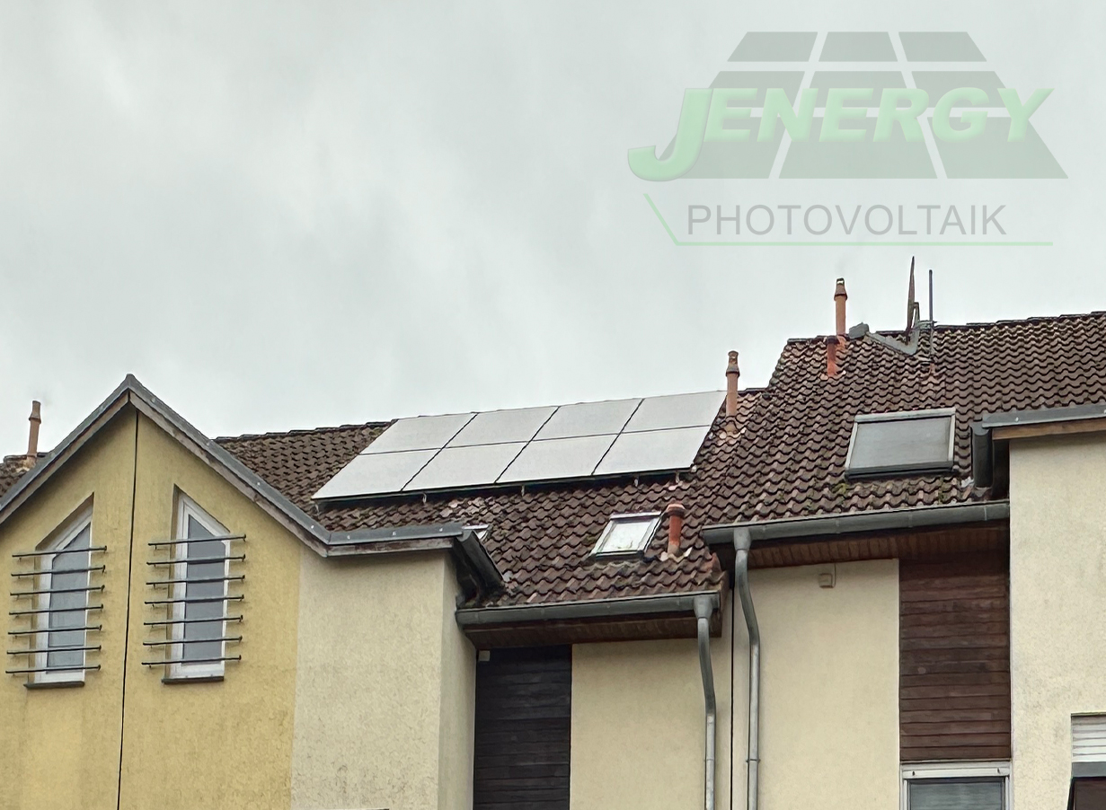 6,3 kWp OS Haste ost west JA Solar JEnergy PV1