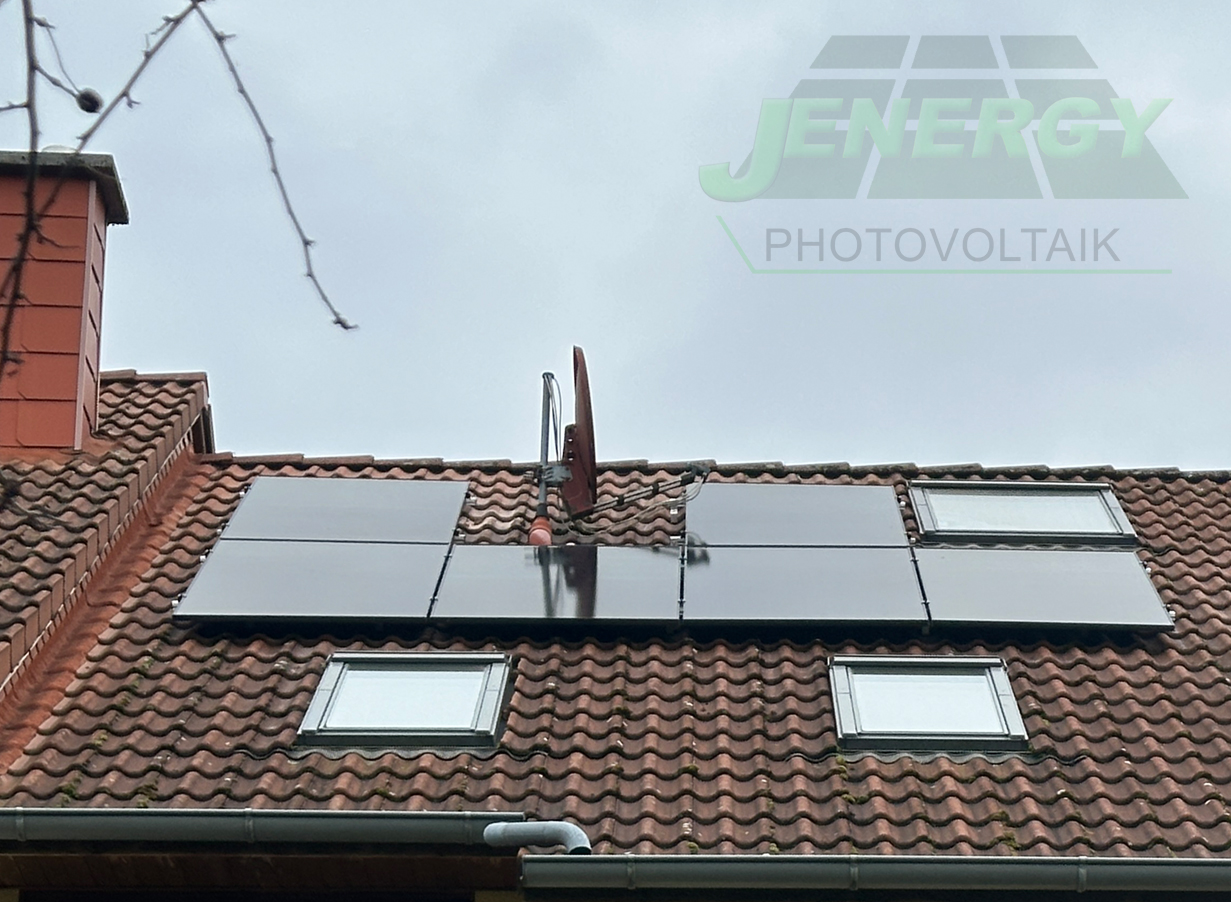 6,3 kWp OS Haste ost west JA Solar JEnergy PV1